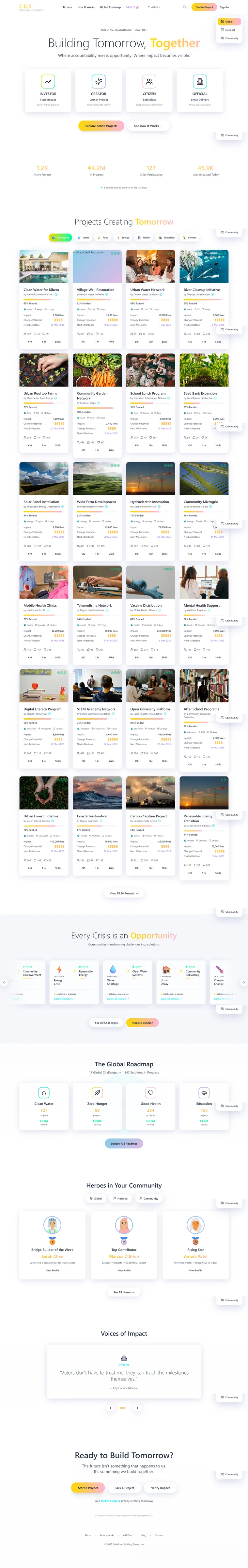 COS — AI Citizen Platform homepage