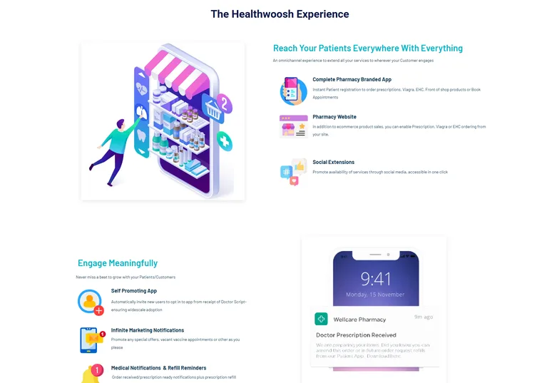HealthWoosh — omnichannel pharmacy platform