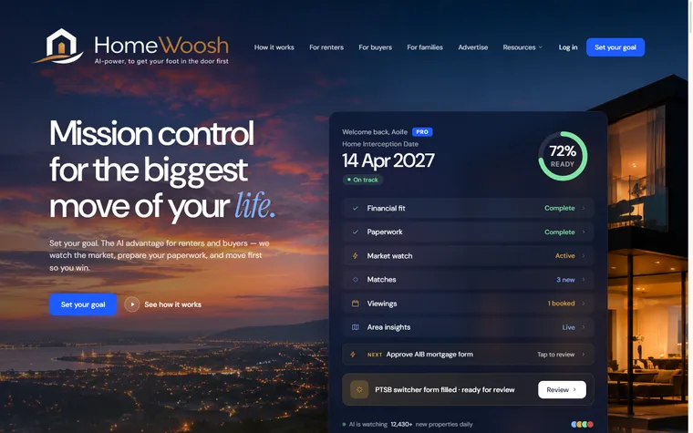 HomeWoosh — AI home-buying and renting platform